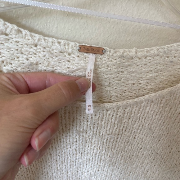 Free People Women’s Midnight Beach Pullover Sweater Blue Size XS Wide Sleeve - Picture 8 of 8